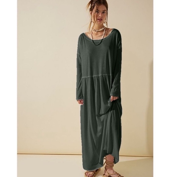Free People Dresses & Skirts - NWT Free People Beach Cameron Maxi Boho Dress Size Medium